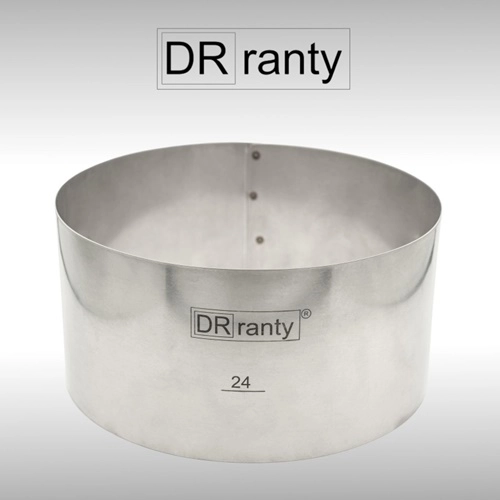 Opaska rant stały obręcz do tortu ciasta forma średnica 24cm wysokość 12cm Dorosiowe Ranty